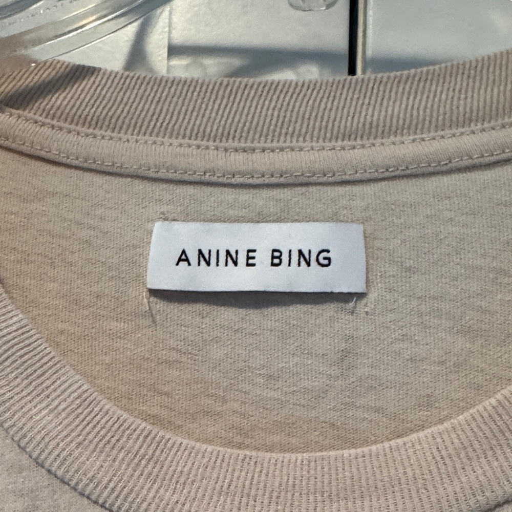 Anine Bing Kids Beige Tiger Tee - Picture 2 of 3